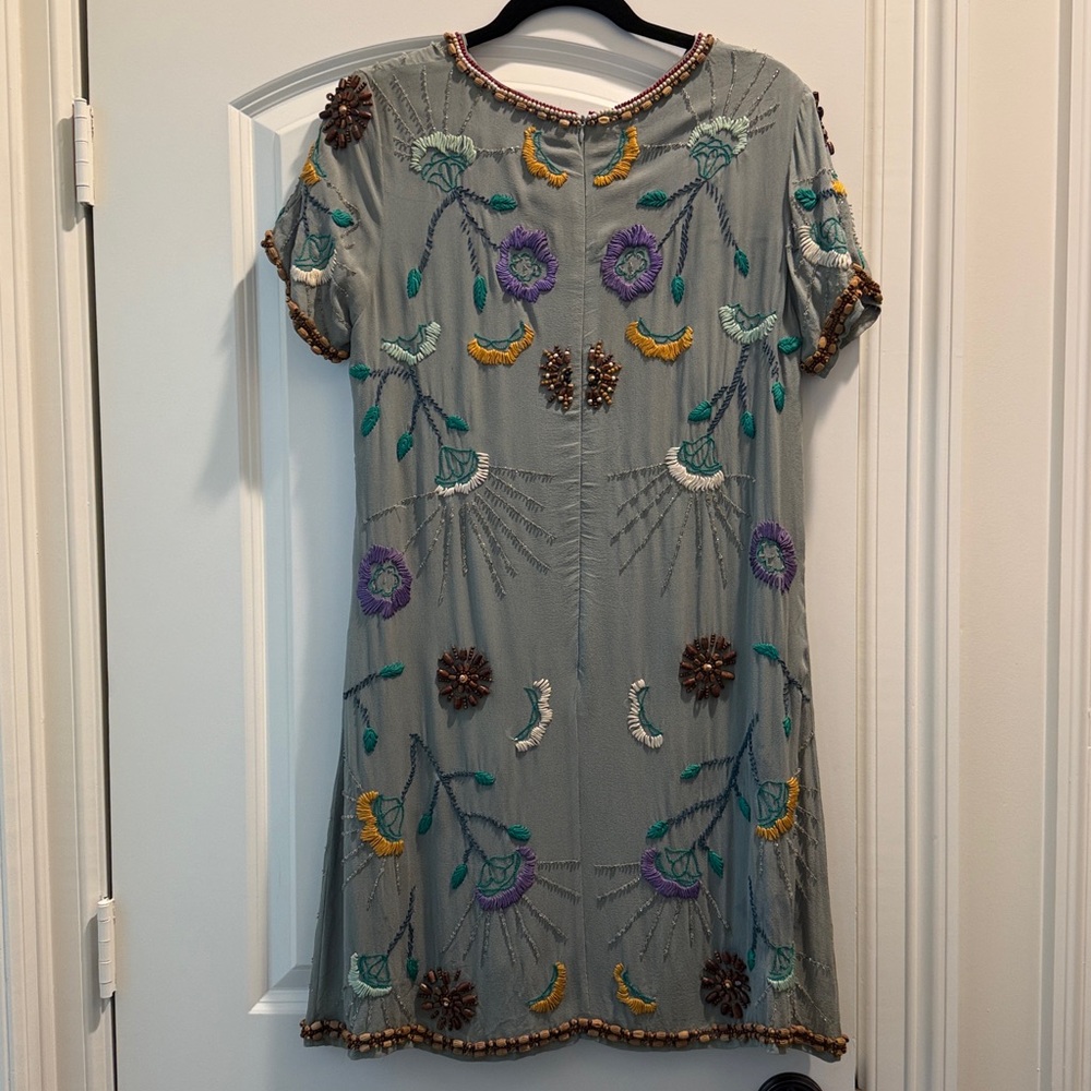 Antik Batik Multicolor Embroidered Mini Dress - image 4